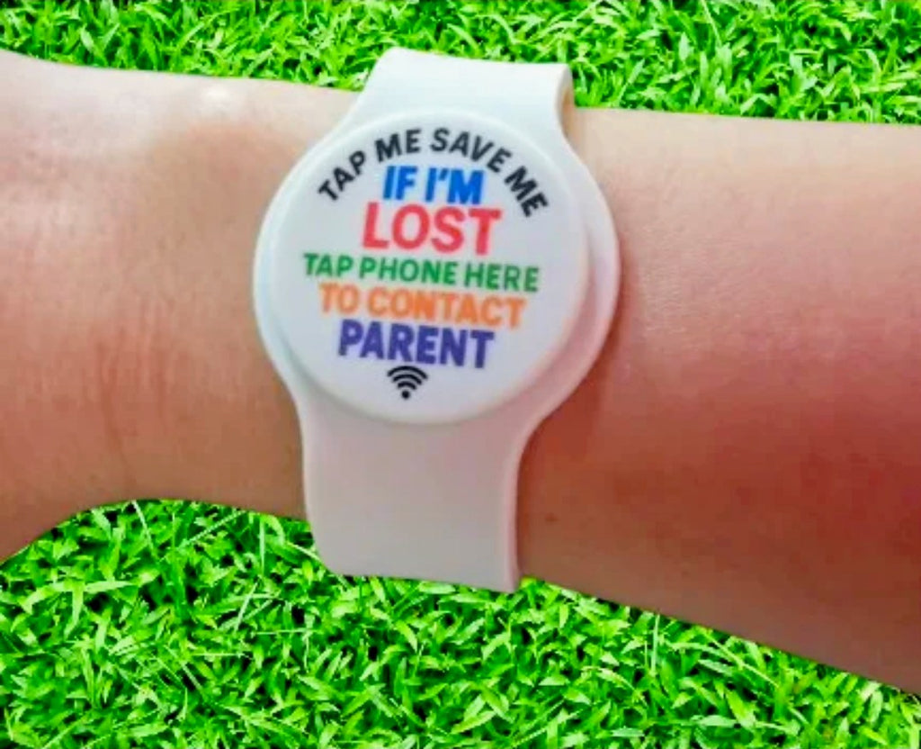 TapMeSaveMe NFC Emergency Child Safety Bracelet