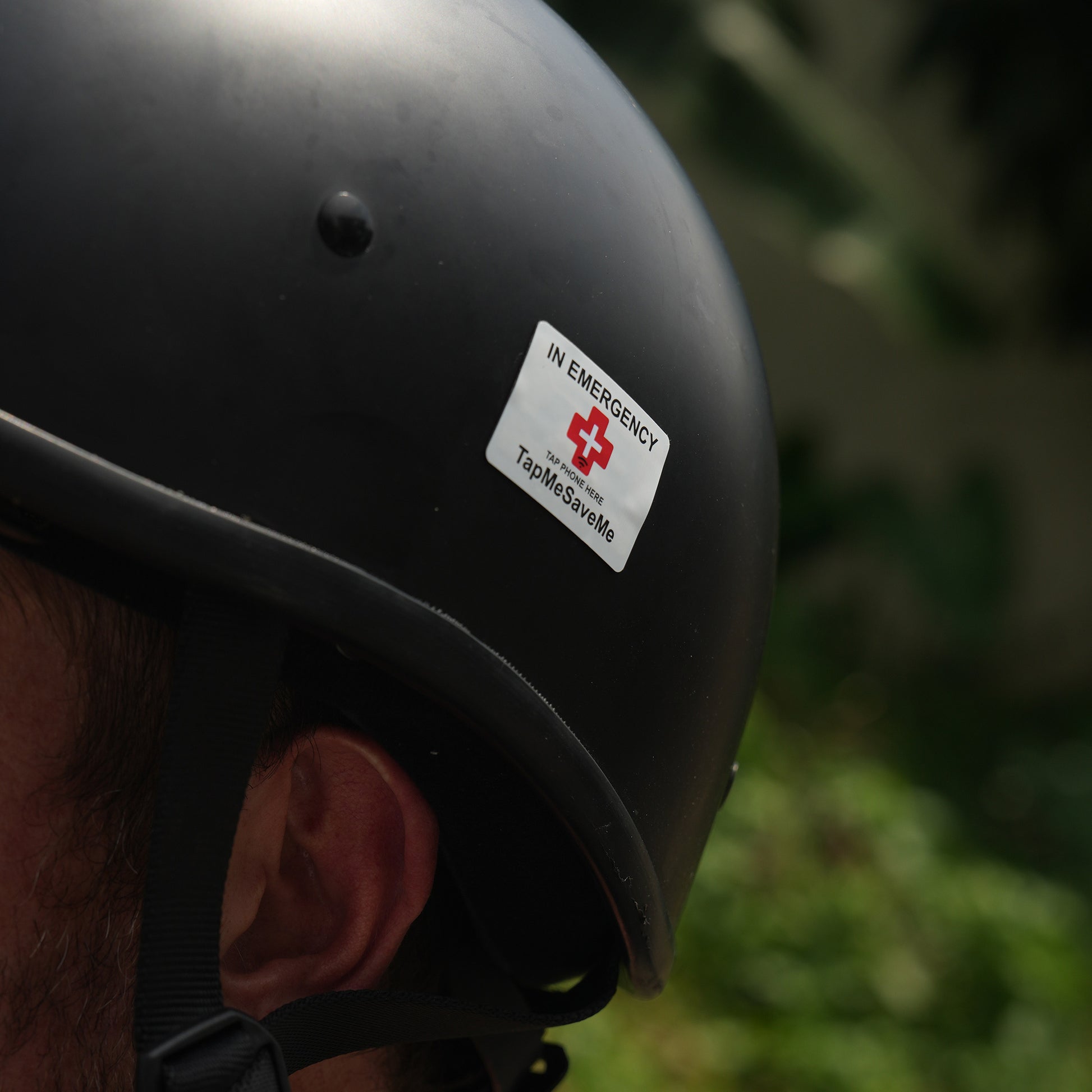 bike helmet tap cop 5-Pack – NFC Emergency Contact Sticker – TapMeSaveMe™