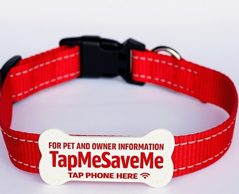 TapMeSaveMe™ NFC Dog Collar