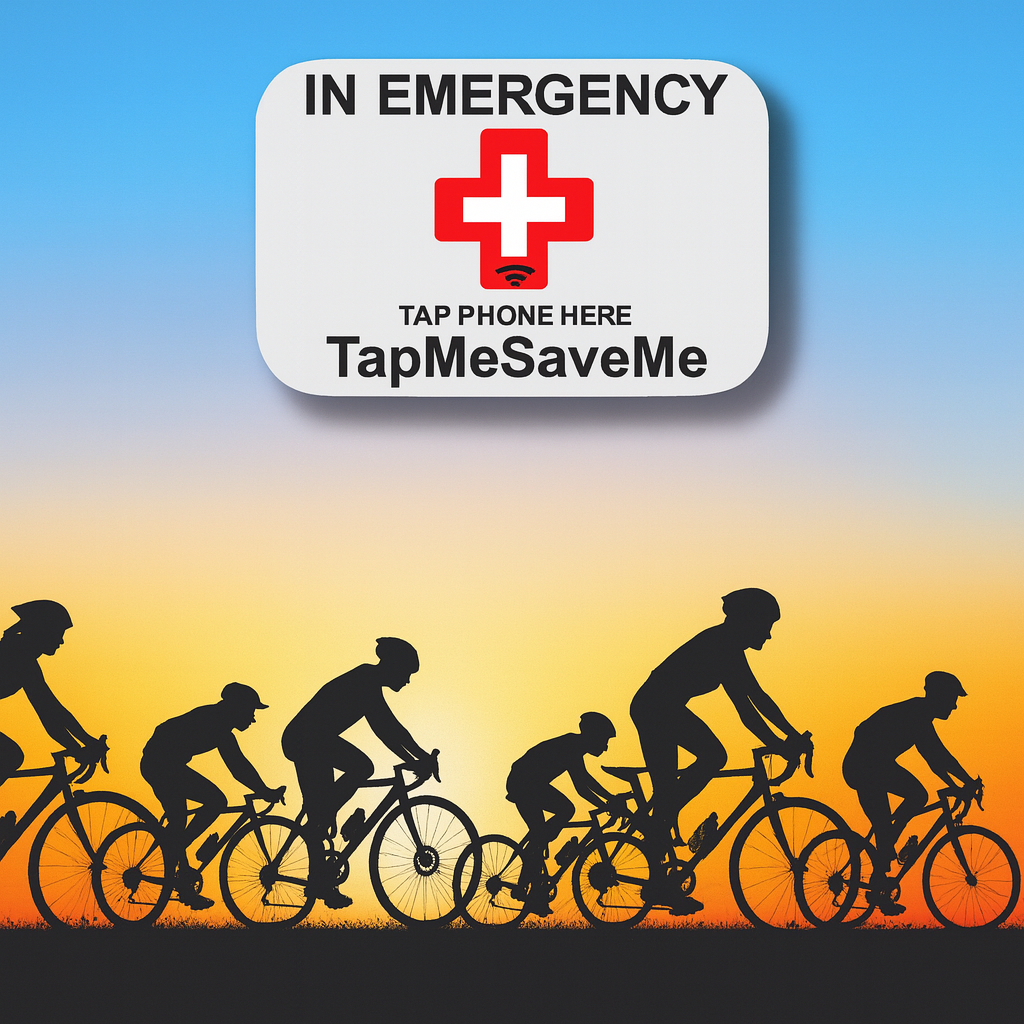 30-Pack – NFC Emergency Contact Sticker